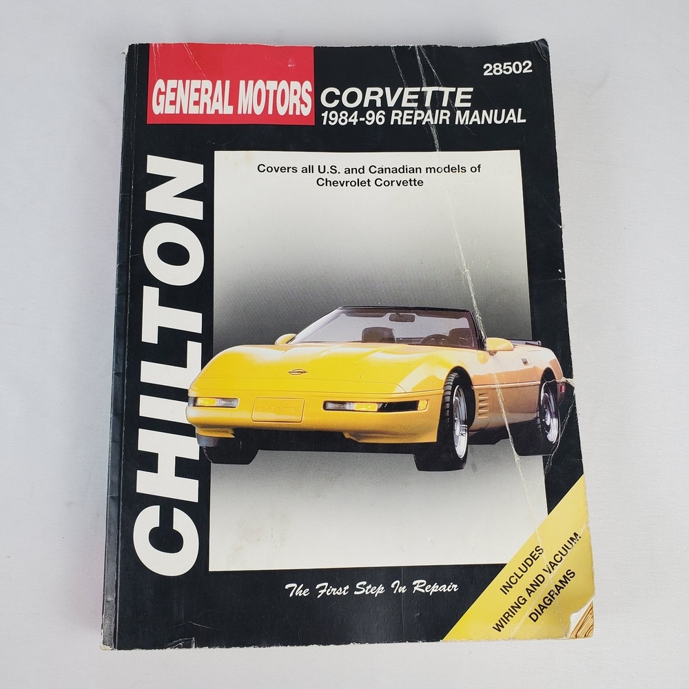 General Motors Chilton Book Corvette 1984-96 Repair Manual Haynes 28502